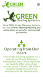 Mobile Screenshot of green-cleaning-systems.com